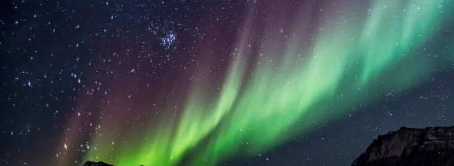 Photo of aurora borealis scenery